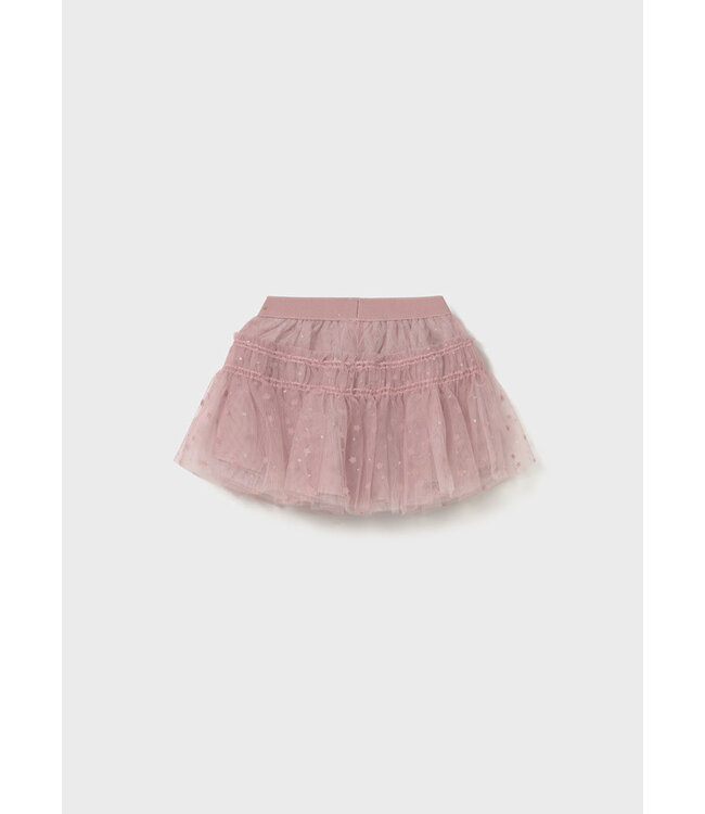 Mayoral Tulle Skirt Pink Stars Sparkle