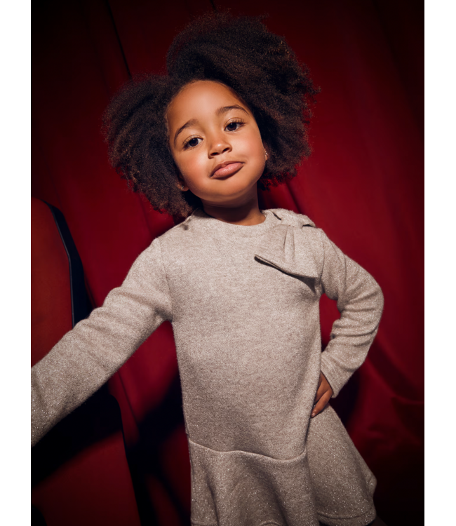 Mayoral Glitter Jersey Dress