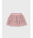 Mayoral Glitter Two Tier Tulle Skirt Rose