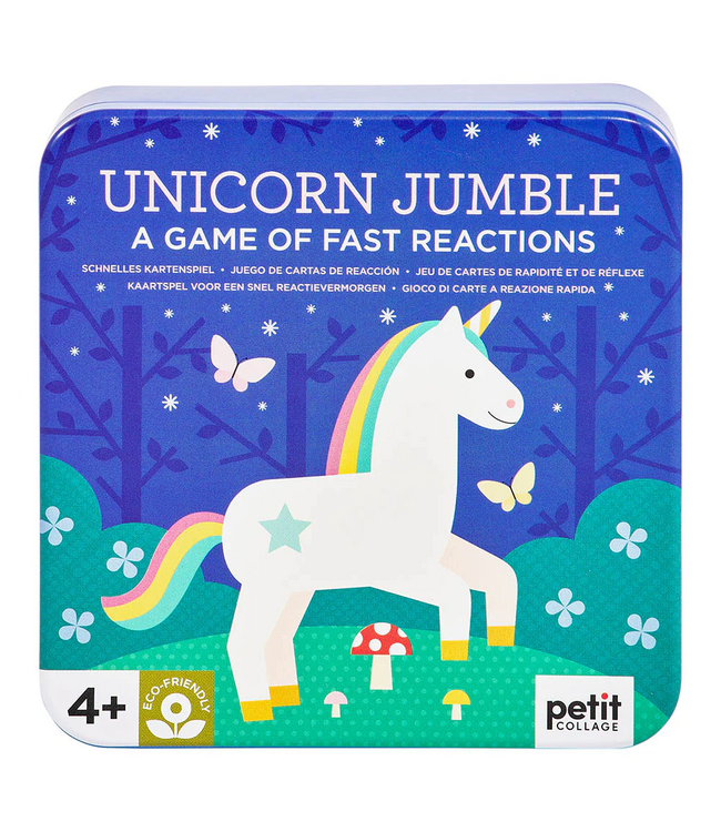 Petit Collage Unicorn Jumble Card Game