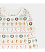 Petit Lem PJ Set Holiday Treats Fair Isle Print on Off-White