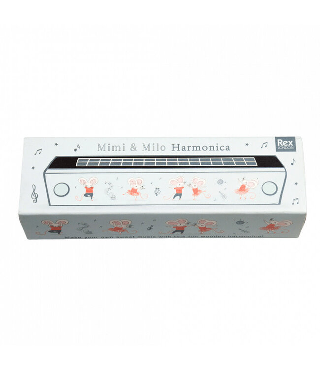 Rex London Wooden Harmonica  Mimi and Milo