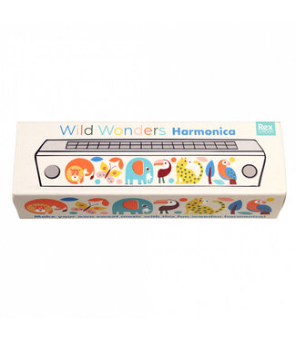 Rex London Wooden Harmonica Wild Wonders