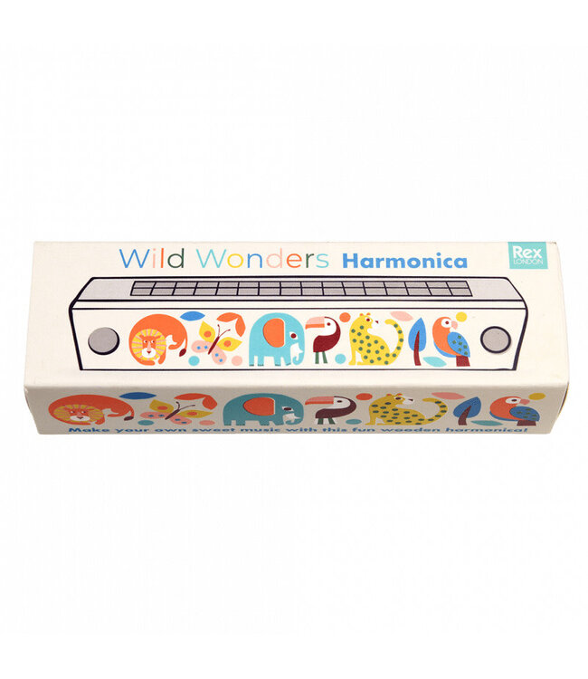 Rex London Wooden Harmonica Wild Wonders