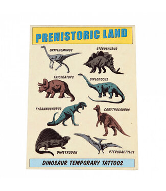 Rex London Temporary Tattoos Prehistoric Land