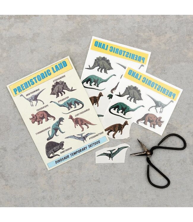 Rex London Temporary Tattoos Prehistoric Land