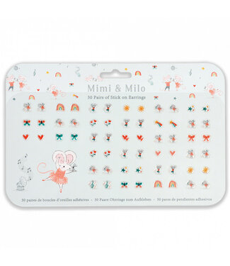 Rex London Stick On Earrings