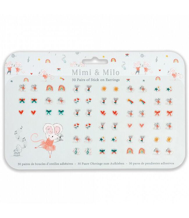 Rex London Stick On Earrings