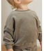 Quincy Mae Velour Relaxed Sweatshirt Forest
