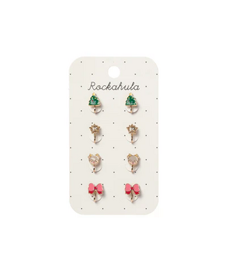 Rockahula Jolly Christmas Clip On Earrings