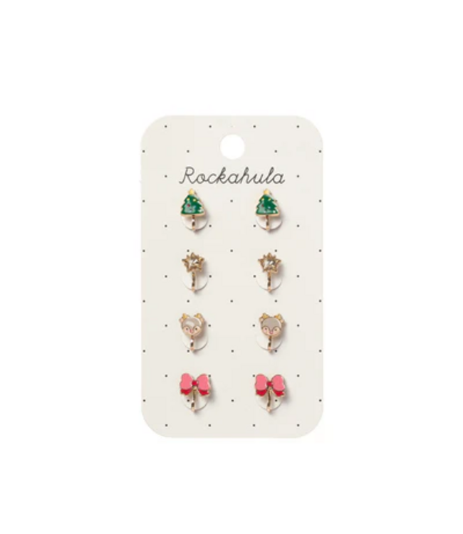Rockahula Jolly Christmas Clip On Earrings