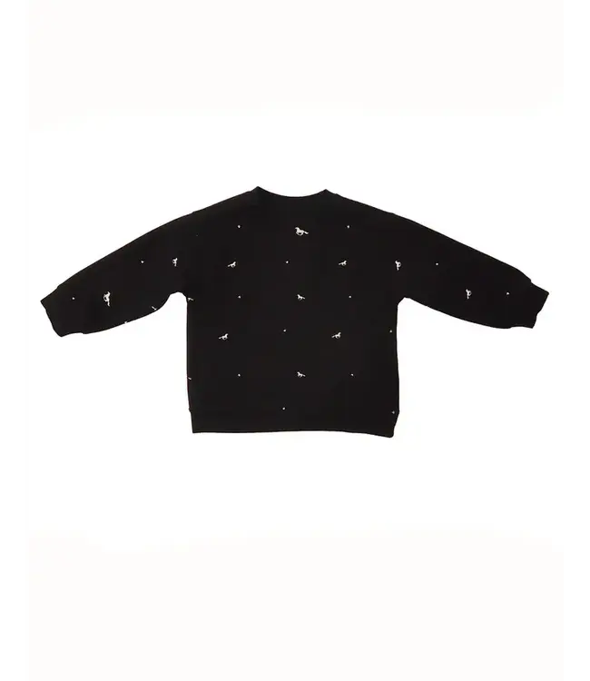 Brunette the Label Little Babes Crew Horse Black/Cream