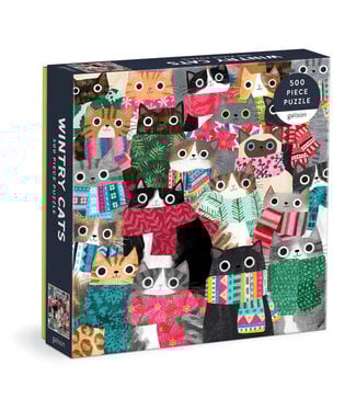 Wintry Cats Puzzle 500pcs