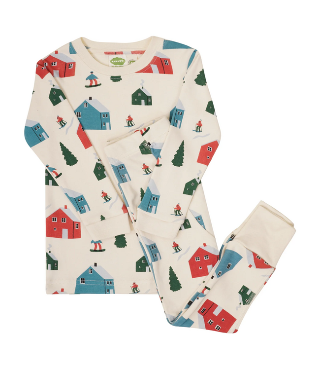 Parade Organics Baby Co. PJ Set Jammies Alpine Print