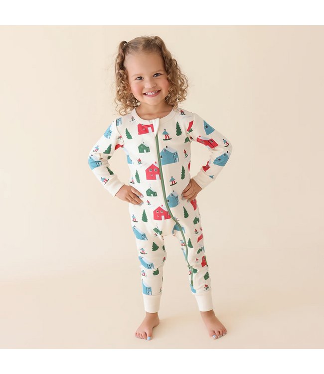 Parade Organics Baby Co. Sleeper Alpine Print
