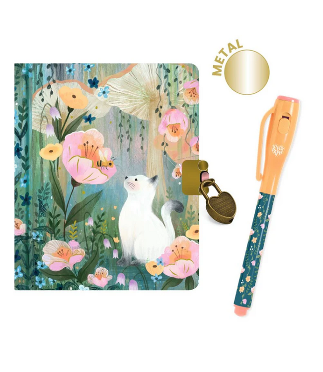 Djeco Little Secret Notebook & Magic Marker