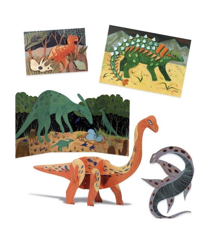 Djeco Multi Activity Kit - The World of Dinosaurs