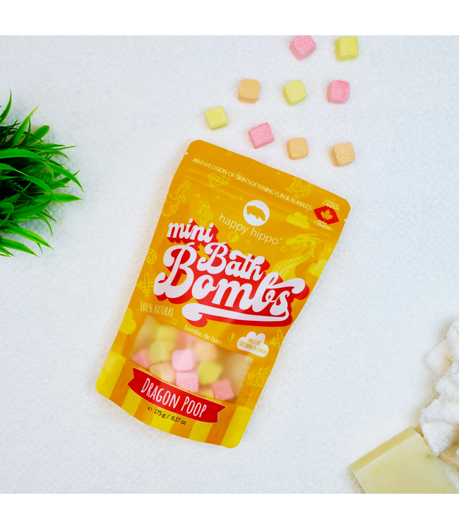 happy hippo Mini Bath Bombs