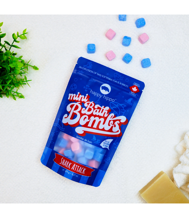 happy hippo Mini Bath Bombs