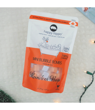 happy hippo Reindeer Mini Bath Bombs Bag