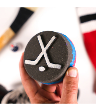 happy hippo Hockey Puck Bath Bomb