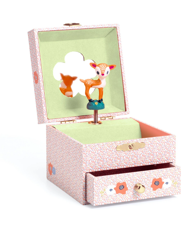 Djeco Music Box Wood Fawn