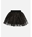 Deux par Deux Deux par Deux Multi Layer Glittering Mesh Skirt Black