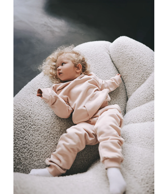 KidORCA French Terry Hoodie Pale Rose