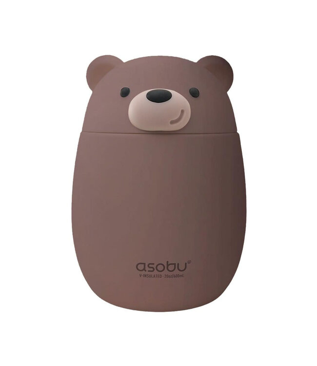 Asobu Food Jar Brown Bear