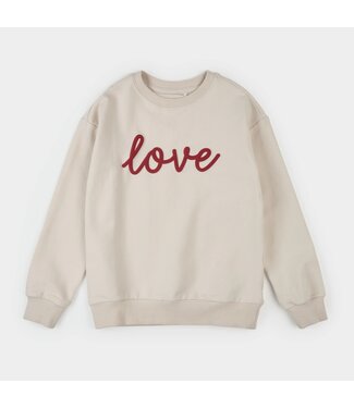 Petit Lem Sweatshirt Love on Beige