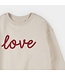 Petit Lem Sweatshirt Love on Beige