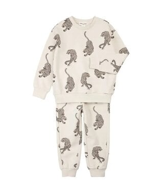 Miles the Label Infant Jogger Set Cheetah on Beige