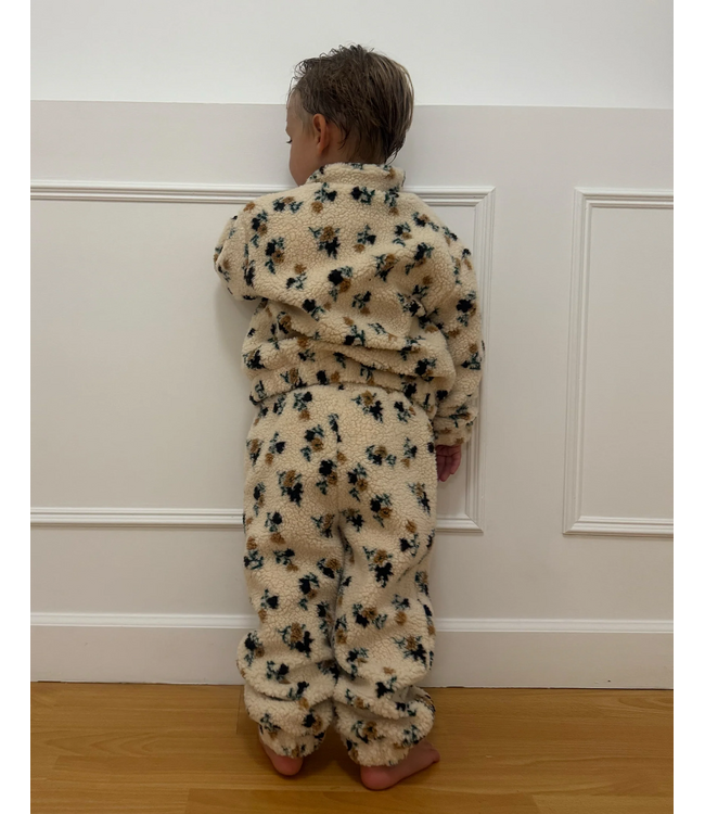 Brunette the Label Sherpa Jacket Floral