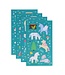 Petit Collage Mini Sticker Set Unicorn Forest