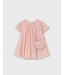 Mayoral Tulle Dress with Crossbody Bag Peony