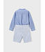 Mayoral Linen Shirt and Short Set Indigo