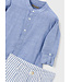 Mayoral Linen Shirt and Short Set Indigo
