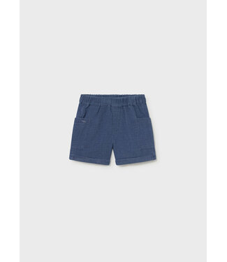 Mayoral Patch Pocket Denim Shorts Ocean