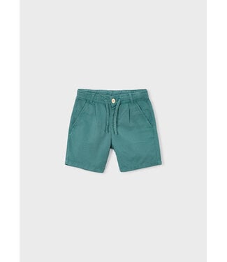 Mayoral Linen Relaxed Fit Shorts Seaweed
