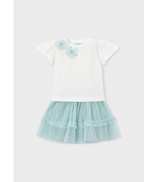 Mayoral Tee Tulle Skirt Set