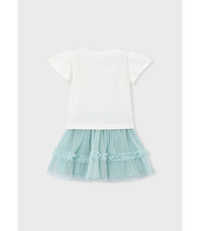 Mayoral Tee Tulle Skirt Set