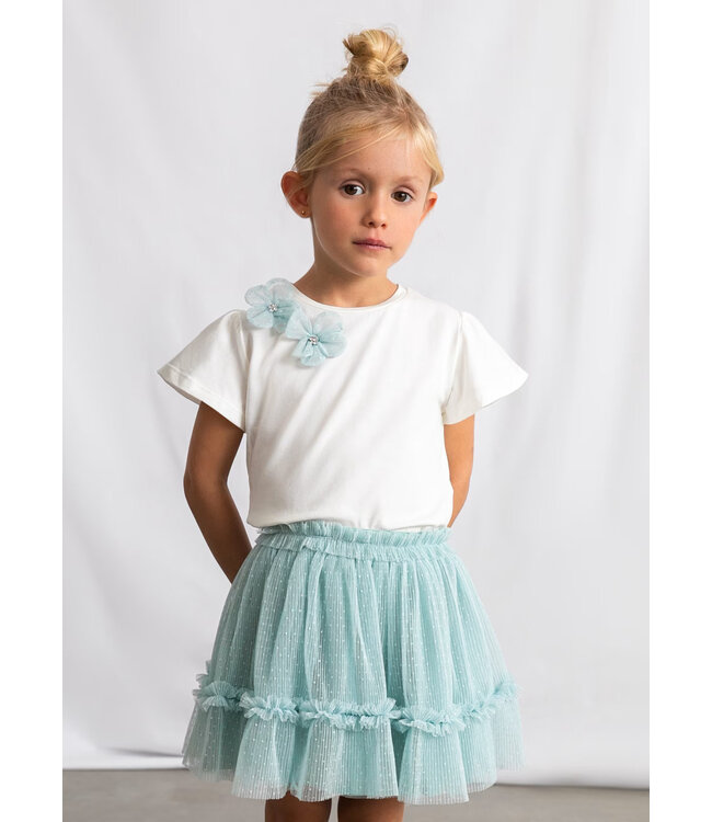 Mayoral Tee Tulle Skirt Set