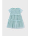 Mayoral Mayoral Plumeti Tulle Dress Lake