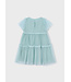 Mayoral Mayoral Plumeti Tulle Dress Lake