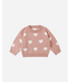 Quincy Mae Heart Knit Sweater