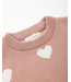 Quincy Mae Heart Knit Sweater