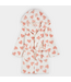 Petit Lem Plush Robe Hearts Print on Ivory