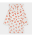 Petit Lem Plush Robe Hearts Print on Ivory