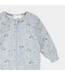 Petit Lem Petit Lem Footed Sleeper Vintage Floral Print on Powder Blue