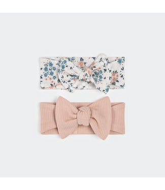 Petit Lem Petit Lem Headband 2pk Spring Flowers and Rose